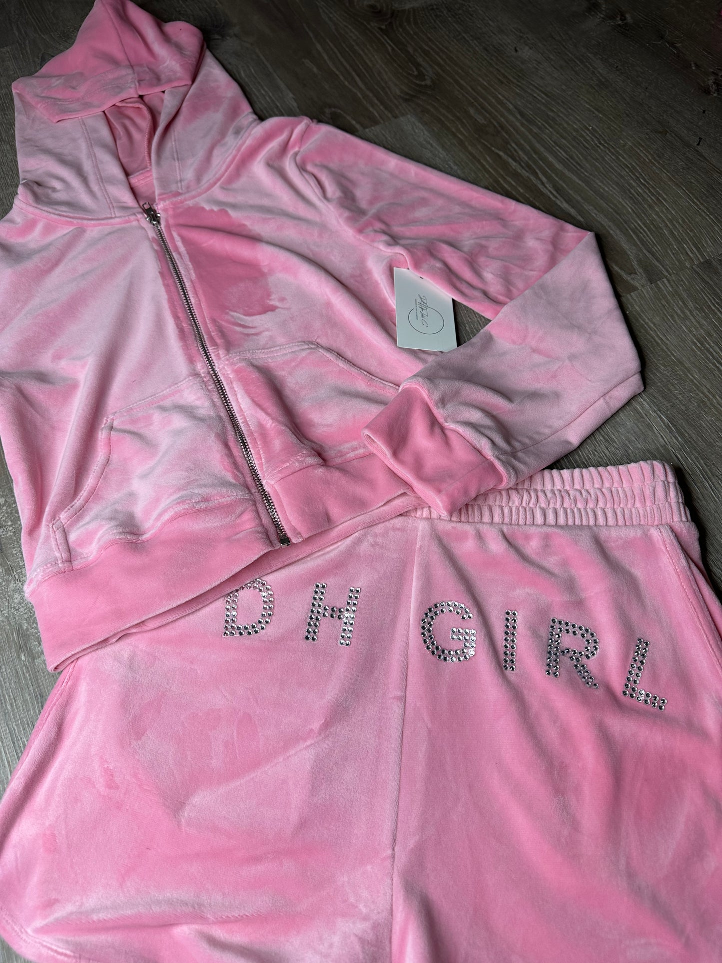 DH Girl Velour Set