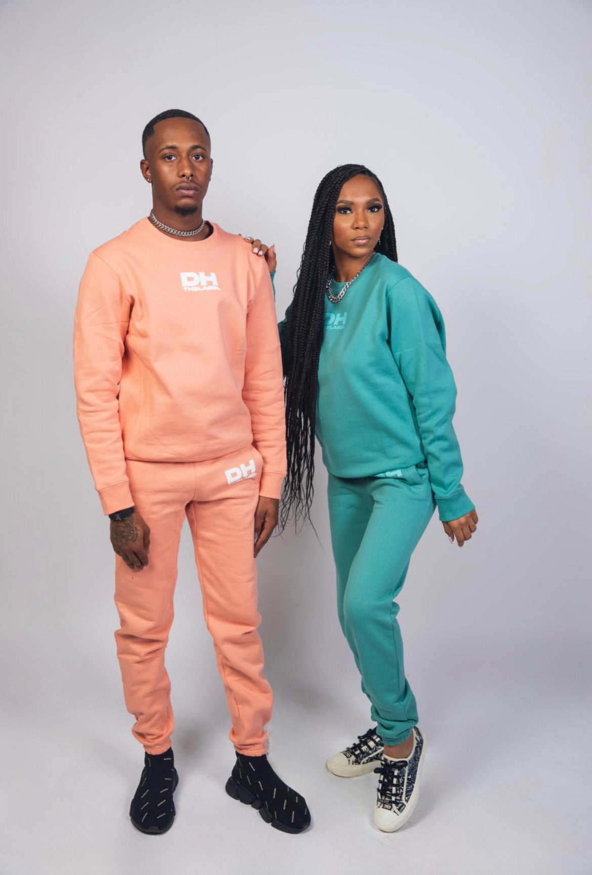 DH Crewneck x Sweats Teal Set
